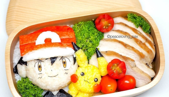 A girl hides edible Pokemon in terribly cute and appetizing lunches A girl hides edible Pokemon in terribly cute and appetizing lunches