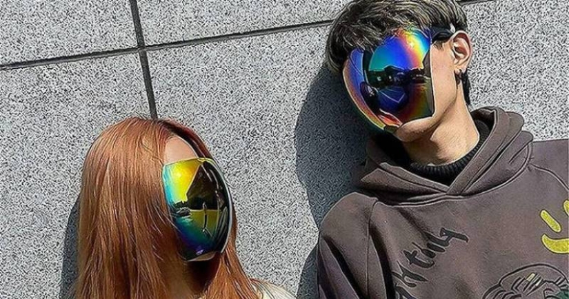 A Japanese company has released sunglasses for the whole face