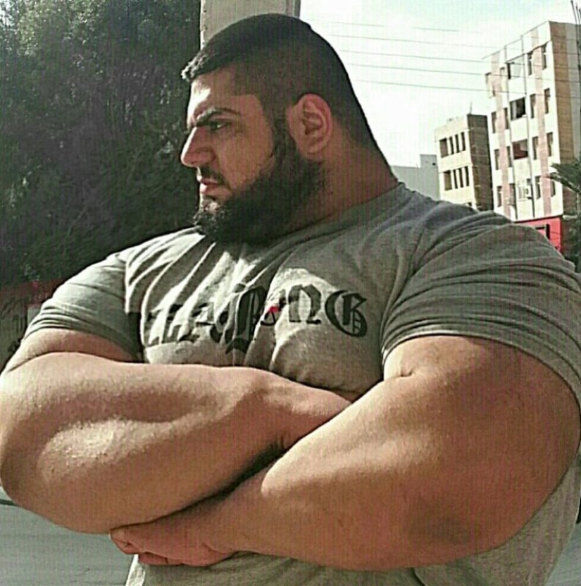 A man the size of a train: The "Iranian Hulk" shares details of his life and is going to MMA