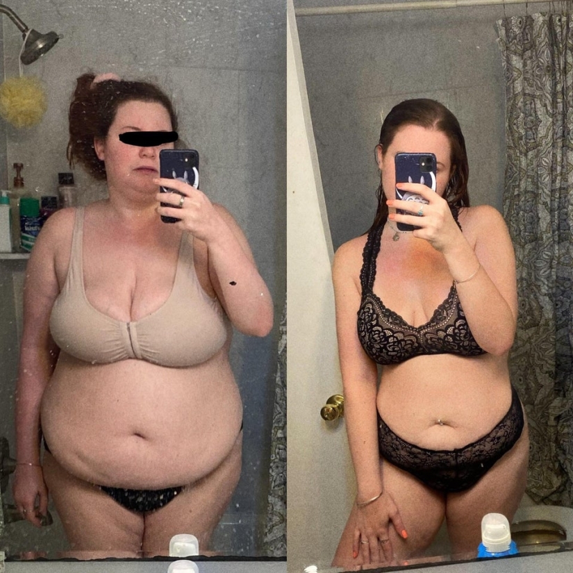 A minute of motivation: 22 impressive photos of people before and after losing weight