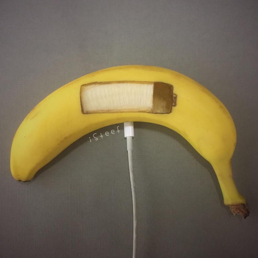 A pesar del mármol: el escultor corta el exceso de plátanos