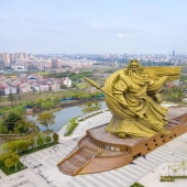 A petición de los trabajadores: en China, gastarán una gran cantidad en desmantelar la estatua, que a los residentes no les gustó