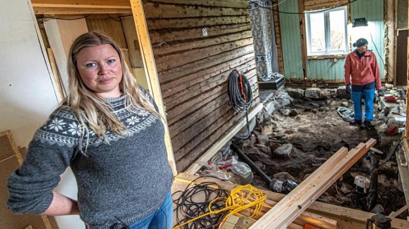 A resident of Norway found the grave in their bedroom and get paid for it