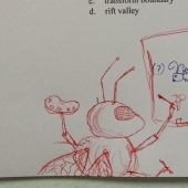 A Thai teacher improves the drawings of students. It turns out great!