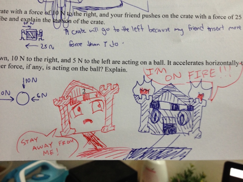 A Thai teacher improves the drawings of students. It turns out great!