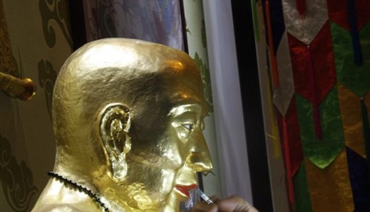 A thousand-year-old mummy of a Buddhist monk has a brain and skeleton preserved in perfect condition A thousand-year-old mummy of a Buddhist monk has a brain and skeleton preserved in perfect condition