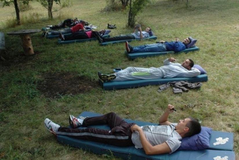 A traditional laziness championship is being held in Montenegro
