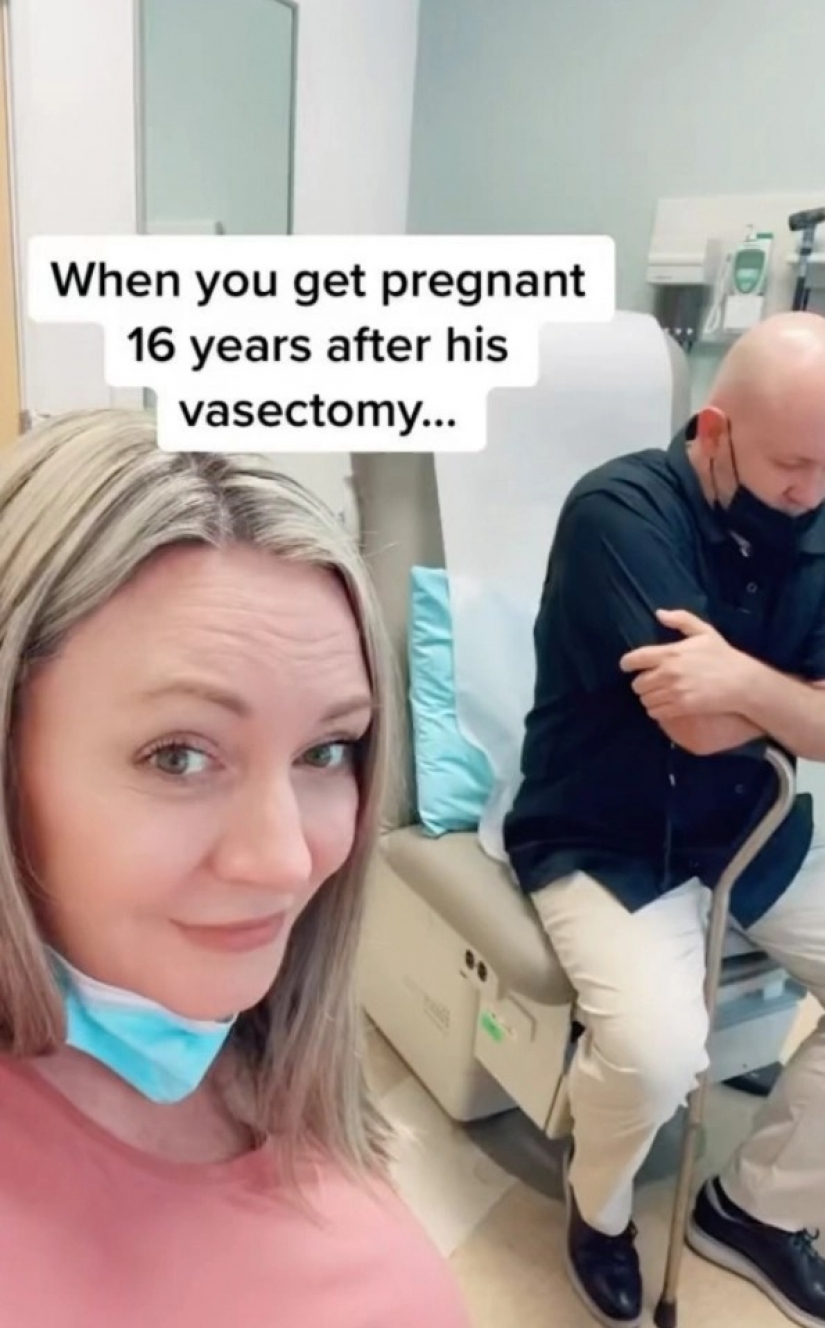 A woman unexpectedly became pregnant at the age of 62, despite menopause and her husband's vasectomy