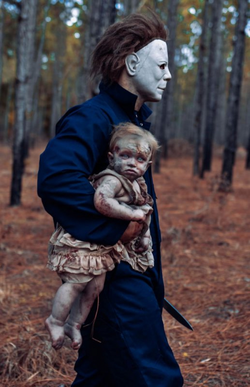A woman "zombified" her daughter for the sake of a photo shoot, and what happened in the end is horrifying