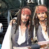 Actors and their stunt doubles