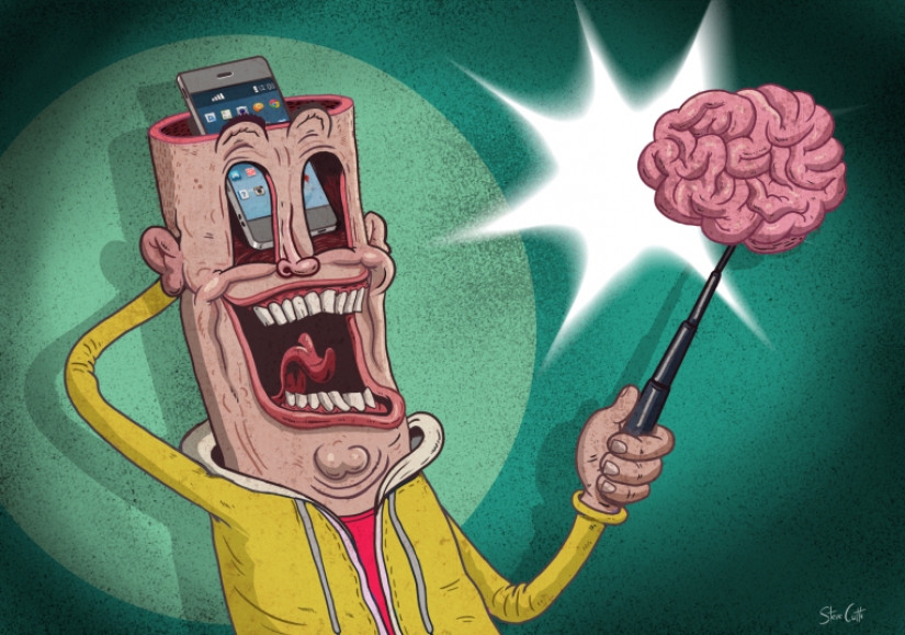 All the Sins of Our World in satirical illustrations by Steve Cutts