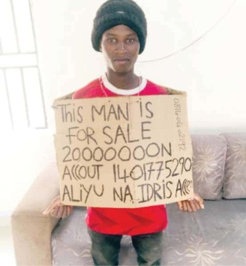 Alma corrupta: Un joven nigeriano intentó venderse por 50.000 dólares y fue arrestado