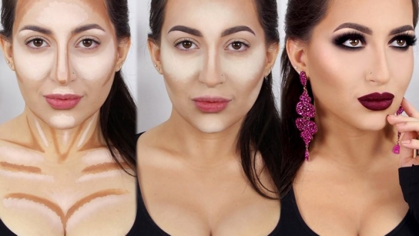 Almighty Contouring: how to increase your breasts, pump up your abs and make your hair thicker