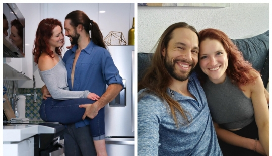 Amor por el espectáculo: una pareja caliente de California tiene sexo delante de extraños por dinero Amor por el espectáculo: una pareja caliente de California tiene sexo delante de extraños por dinero