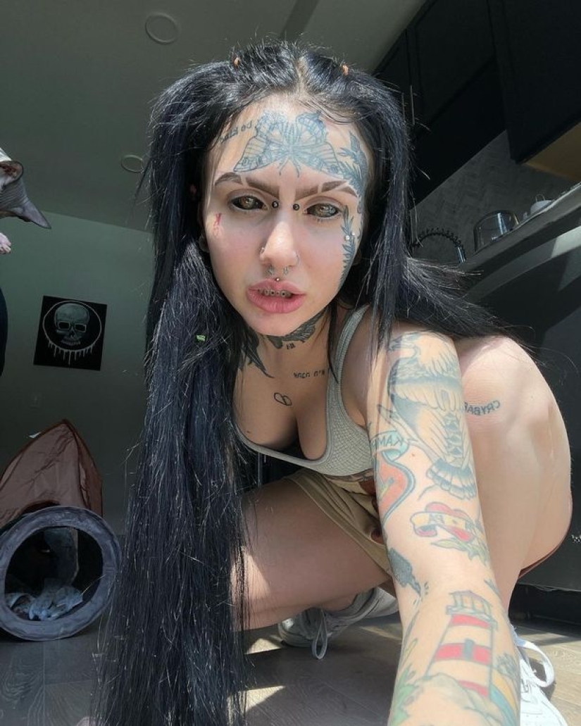 An American woman who spent 3 million on modifications is feared by people and is called a demon