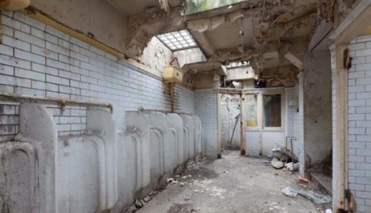 An architect from England turned an abandoned public toilet in the house of his dreams