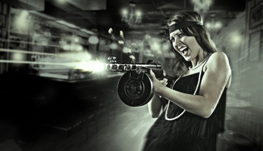 Armado y muy peligroso: la niña y su imaginación