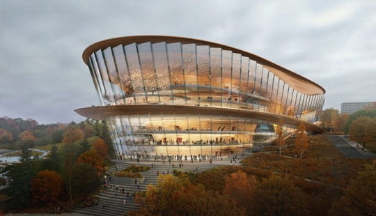 Arquitectos americanos han creado un único teatro de la ciudad de Perm