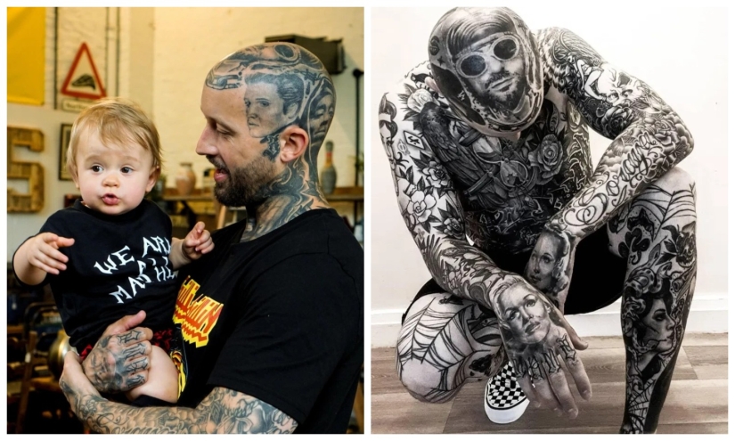 Bad example: a British man with tattoos was denied a job as a teaching assistant at a school