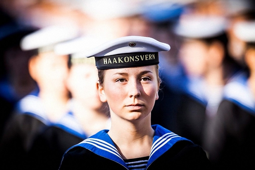 Beautiful half Norwegian army