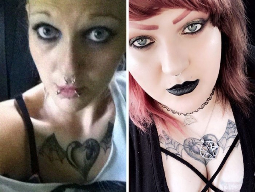 Before and after: 20 photos of people who decided to stop using drugs