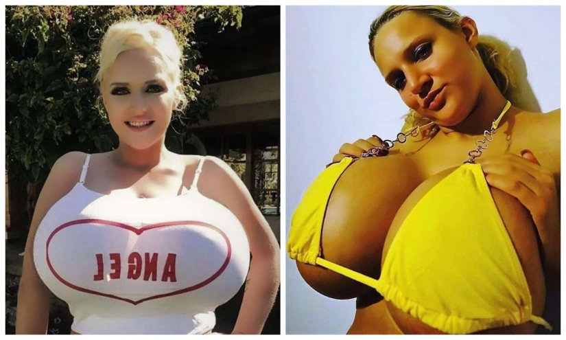 Big highlight: a British woman has such huge breasts that she can't drive a car