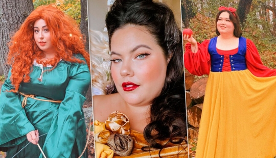 Big princesses: girls plus size transform into Disney heroines