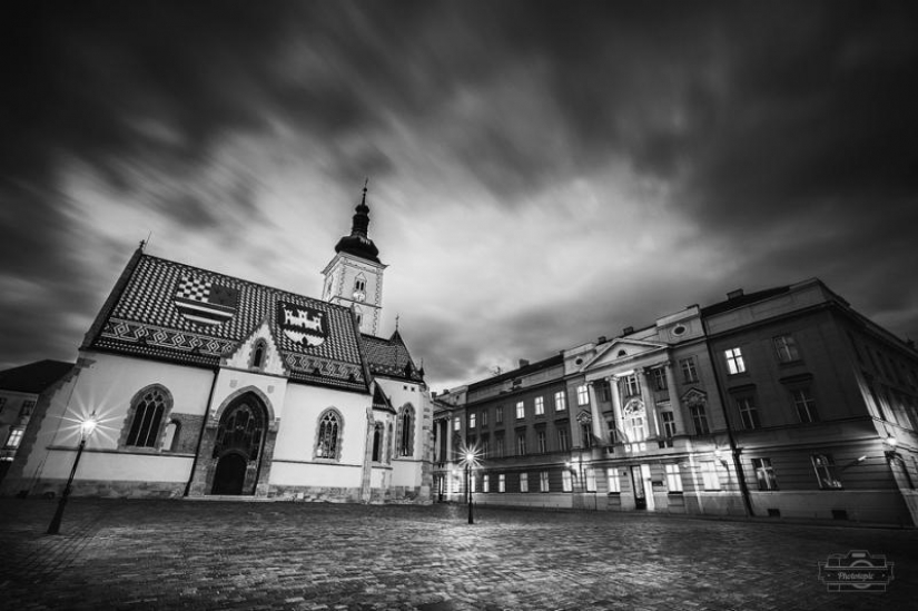 Black and white Europe in magical works of Roberto Pavic