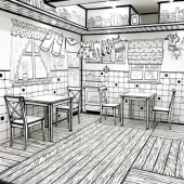 Black and white illusion: what does CHBKAFE, a "painted" coffee shop in St. Petersburg, look like?