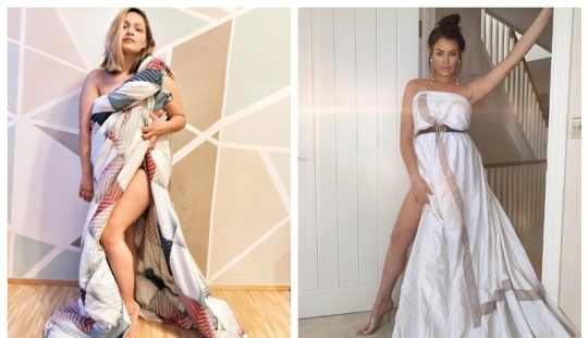 Blanket Dress: a new trend is conquering Instagram