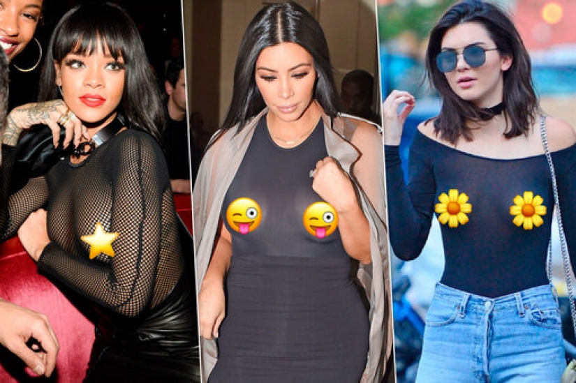 Breasts on the loose: 13 stars who don't like to wear a bra