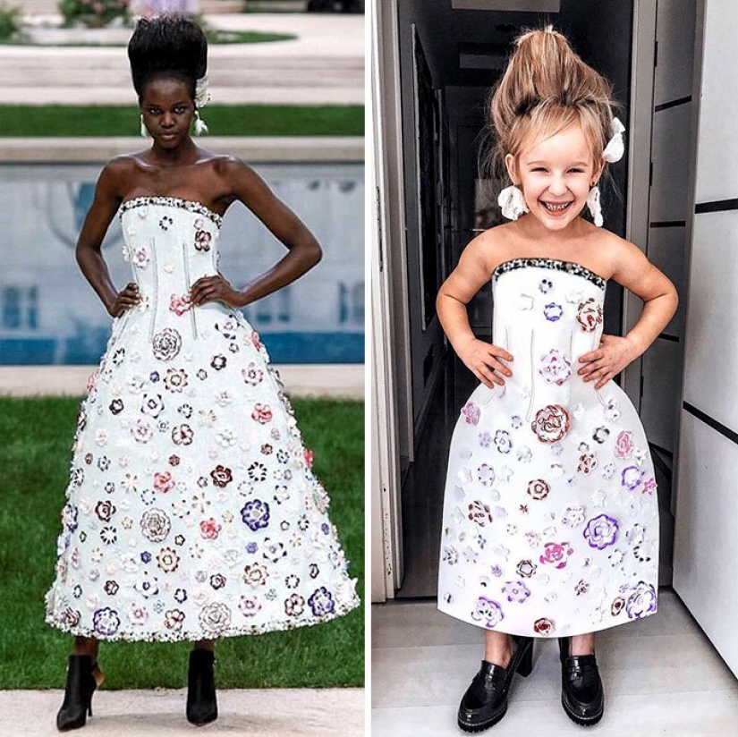 Budget reincarnation of the celebrities from creative mother and daughter