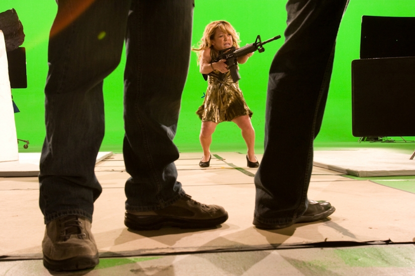 Candid photos from the film sets of famous Hollywood movies