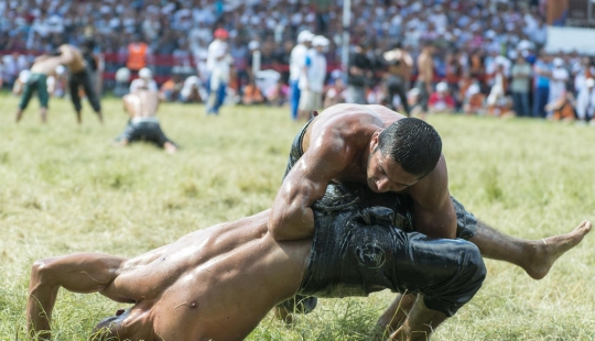 Catch the enemy by the balls: kirkpinar, Turkish national sport