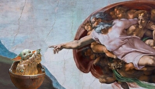 Characters from the Star wars universe in the subjects of classical paintings Characters from the Star wars universe in the subjects of classical paintings