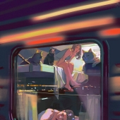 Check out this fantasy art about train travel in Russia