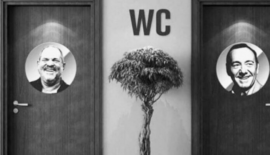 Chicas a la izquierda, chicos a la derecha: instagram de letreros de baño inusuales