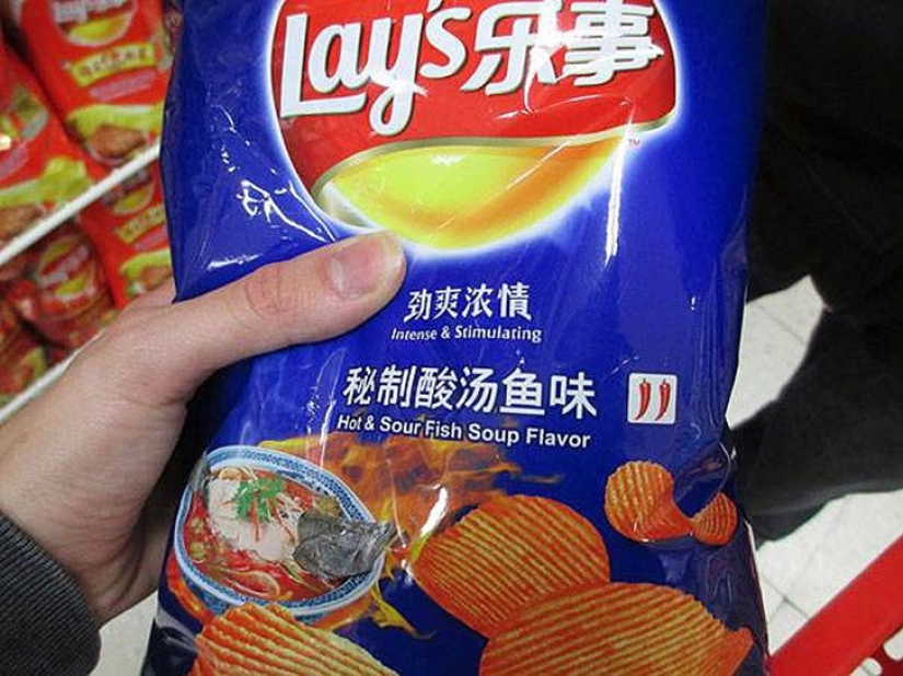 Chips with the most unusual tastes from different countries of the world