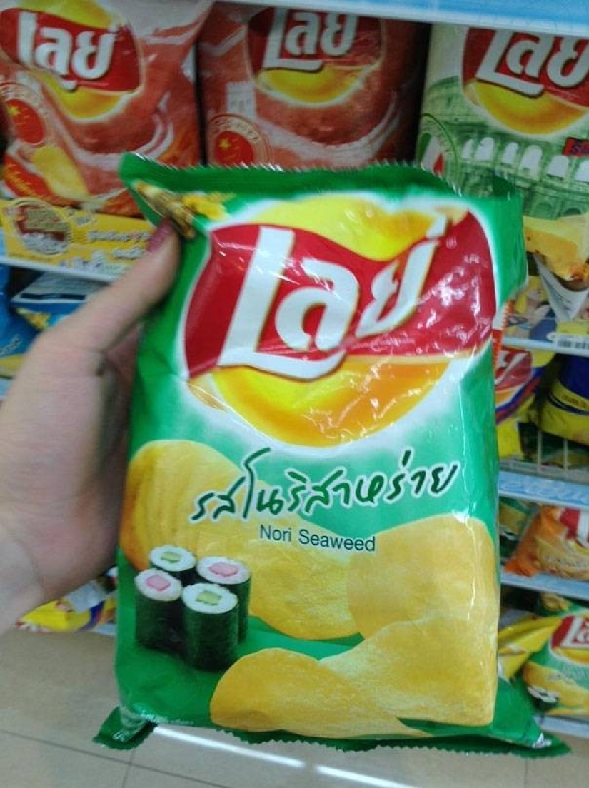 Chips with the most unusual tastes from different countries of the world