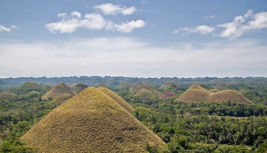 Chocolate Hills of Bohol Island