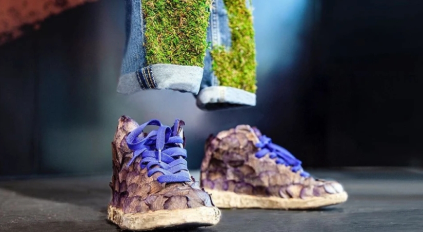 Christophe Guine's wooden nikes: how to breathe plant life into old brands