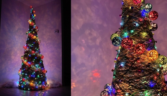 Cómo hacer un original árbol de Navidad con sus manos