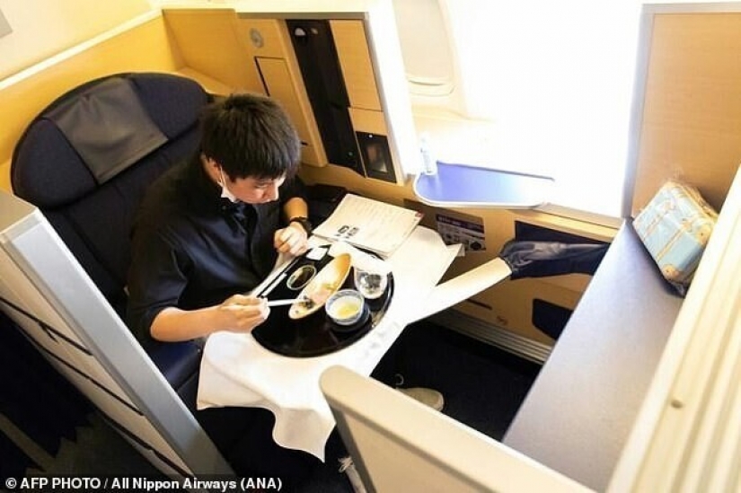 Cómo las "alas restaurante" aerolínea Japonesa All Nippon Airways