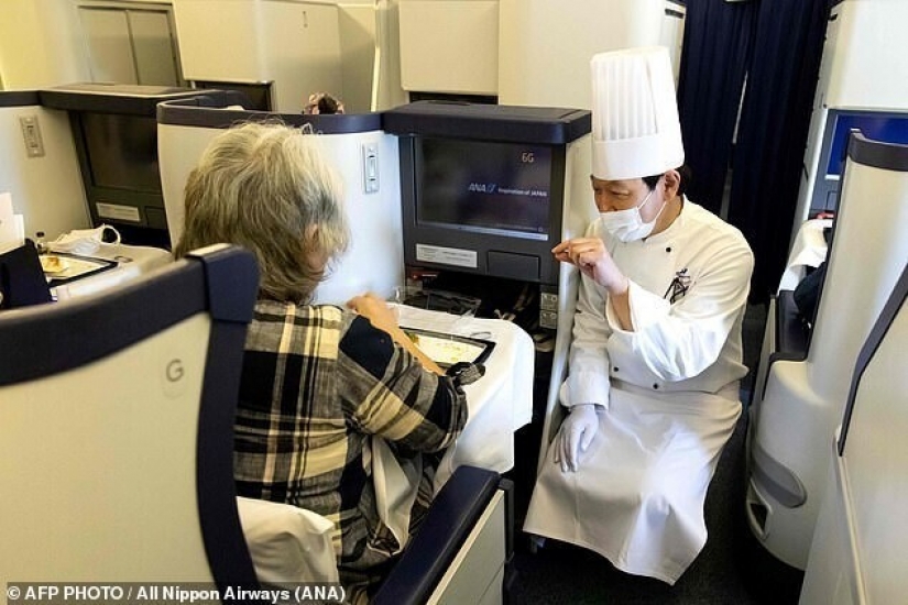 Cómo las "alas restaurante" aerolínea Japonesa All Nippon Airways