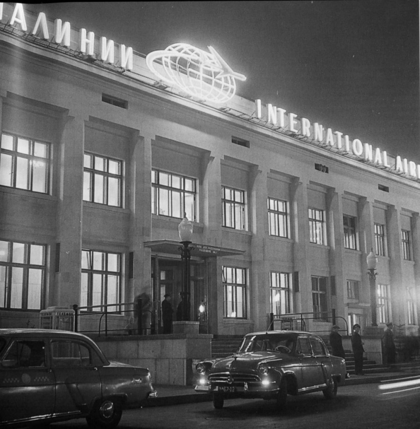 Cómo se veía el aeropuerto de Sheremetyevo al principio