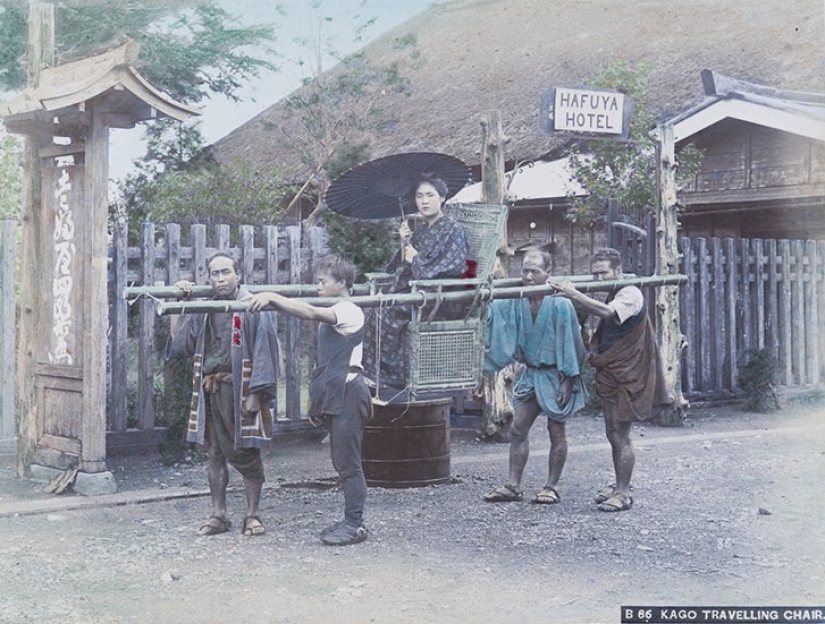 Colors of Japan XIX century through the eyes of American photographer
