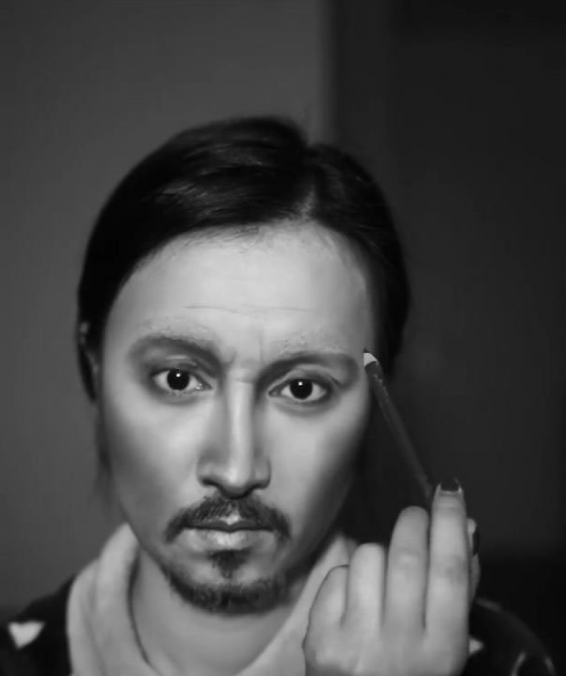 Como el Chino volvió a johnny Depp en 10 pasos fáciles de usar maquillaje