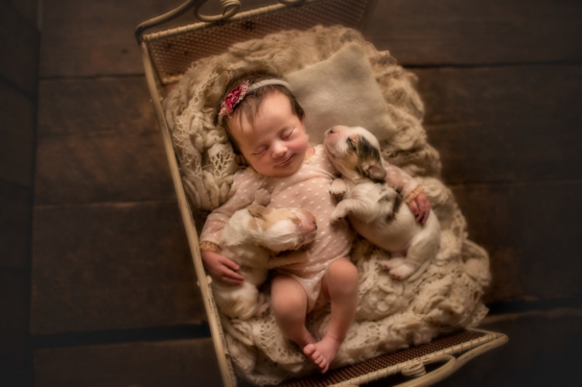 Cuando eres linda como el infierno: abrazos a los bebés y las Mascotas en el proyecto de la fotógrafa de Londres