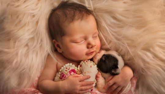 Cuando eres linda como el infierno: abrazos a los bebés y las Mascotas en el proyecto de la fotógrafa de Londres