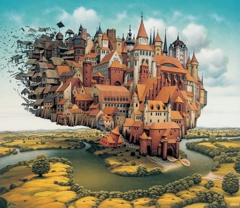 Cuanto más se mira, más se ve: Los mundos surrealistas de Jacek Jerka